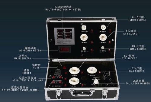 LED Bulb Tube Spot Light Test Demo Aluminum Case