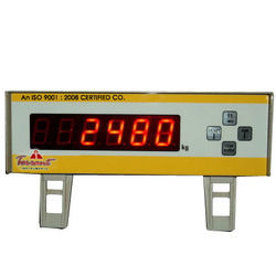 Weighing Indicator - Optional RS232 Port, Inbuilt Battery Backup | Simple Weighing with PC Interface and Data Output