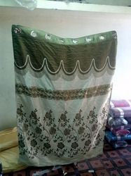 Jute Panel Printed Curtains