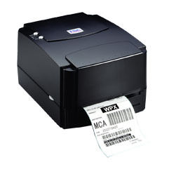 Black Color Plastic Material Label Printers For Commerical Use