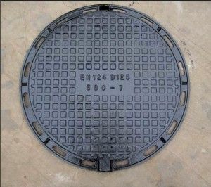 Cast Iron Manhole Cover - Round and Triangular Designs, Locking Options Available