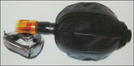 Non Autoclavable Black Rubber Resuscitators Adult (MSI-2006)