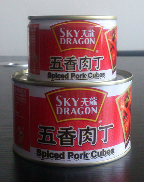 Premium Canned Spiced Pork Cubes