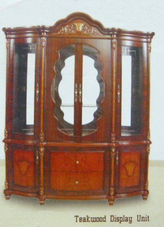 Teak Wood Display Unit