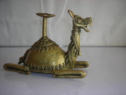 Metal Camel Candle Holder