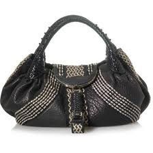 Leather Beaded Bag