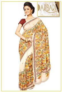 Silver Exclusive Hand Embroidered Kantha Saree (Ol-273)