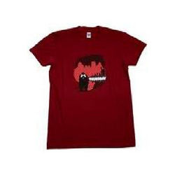 Mens Red Printed T-Shirt