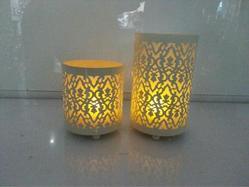 Decorative Glass Pillar Candle Holders