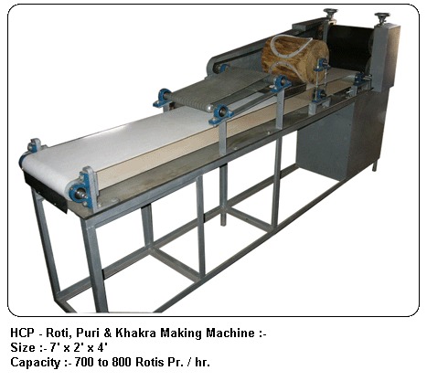 Silver Roti Chapathi Making Machine