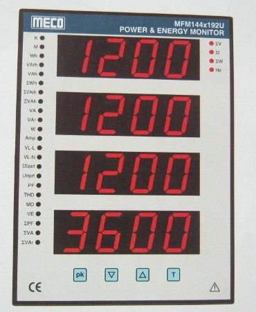 Multifunction Power And Energy Monitor (Mfm144x192u)