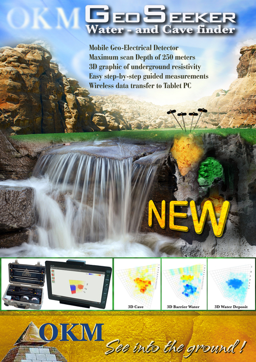 Geoseeker Geoelectrical Water Finder And Cavity Detector