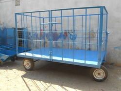 Pneumatic Wheels Platform Truck