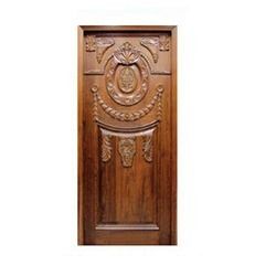 Antique Carved Wooden Door