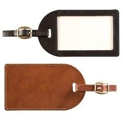 Attractive Leather Luggage Tag