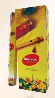 Bansuri Spreads Incense Stick