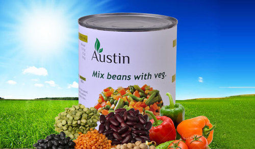 Canned Mix Beans with Vegetables