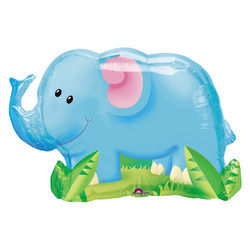 Jungle Party Elephant Super Shape Balloon