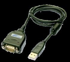 Black Usb-To-Serial Converter