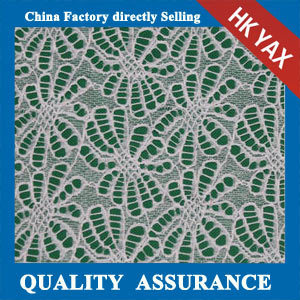 D1006 Big Flower Elasticity Design Lace Fabric By YaXing Hot Stone & Fix Co., Ltd.