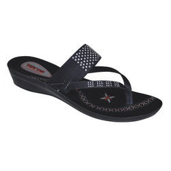 Designer Black Slipper