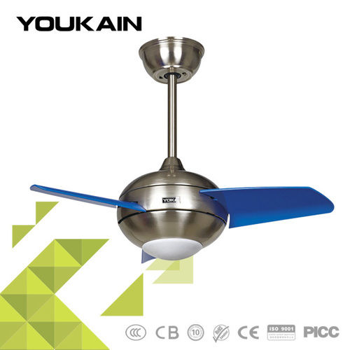 27 Inch Colorful Remote Control Ceiling Fan With Led Light At Best