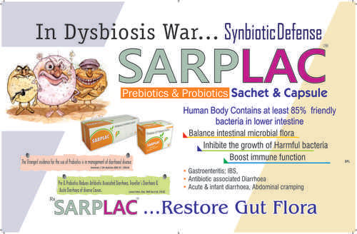 Sarplac-Prebiotics & Probiotics Sachet And Capsules