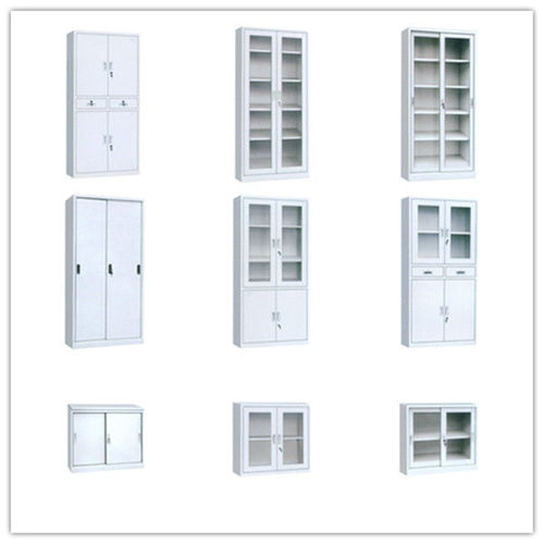 Customize Steel Lockable Glass Cabinet