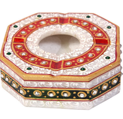 Colored Marble Ash Tray