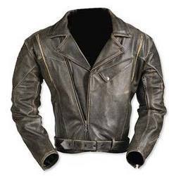 Leather Jacket (Light Black)