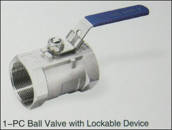 1 PC Ball Valve with Lockable Device