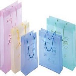 8 x 5 x 10 Clear Frosted Plastic Shopping Bags (Case of 250