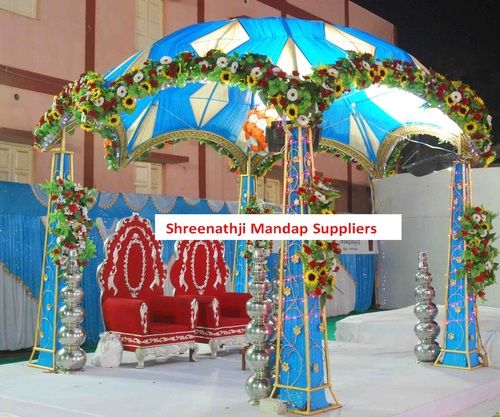 Decorative Wedding Mandap - Premium Quality Material, Custom Sizes Available , Unique Enchanting Designs & Colors