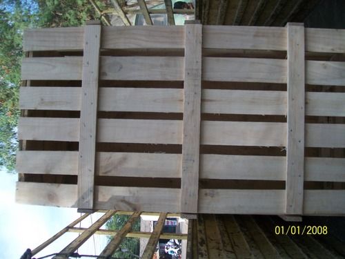 wooden pallets