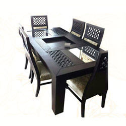 Rubber Wood Dining Table Set