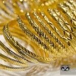 Machine Bangles 22Kt Gold Jewellery (0011)