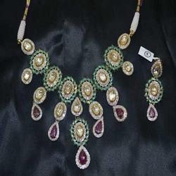 Kundan Meena Jadau Necklace