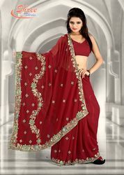 Maroon Sarees