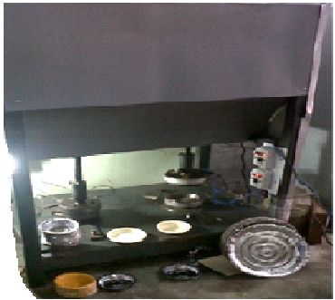 Grey Semi Automatic Double Die Paper Plate Machine