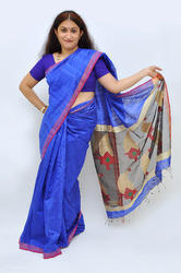 blue designer sarees