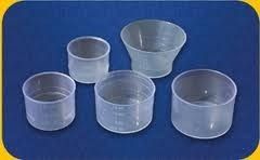 Plastic Measuring Cup - Durable Plastic | Versatile and Easy to Clean, Ideal for Home and Professional Use