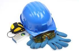 Oval Safety Helmet And Gloves