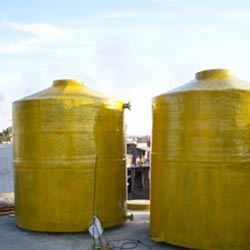 Fiberglass Chemical Storage Tank