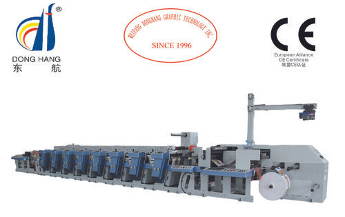 Narrow Web Flexo Printing Machine for Coated Paper, Sticker, Cardboard, Film Printing