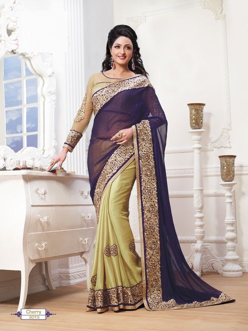 Exclusive Fancy Designer Saree With Heavy Work Blouse