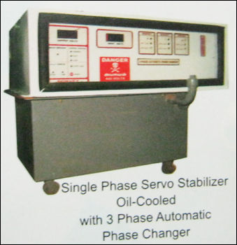 Single Phase Servo Stabilizer Oil-Cooled With 3 Phase Automatic Phase Changer