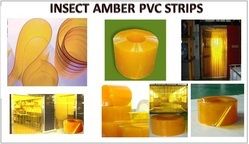 Anti Insect Amber PVC Strip Curtains