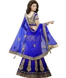 Upscale Multi Colour Designer Lehenga Choli Saree