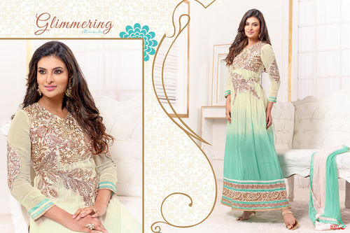 Georgette Anarkali Designer Suits