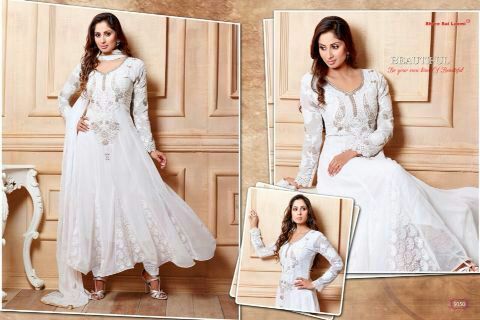 Semi Stitched Anarkali Suits